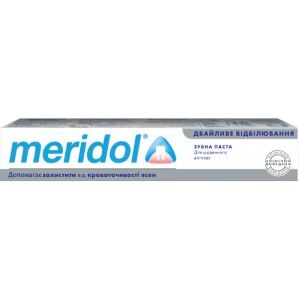 Зубная паста Меридол (Meridol) Бережное отбеливание, 75 мл