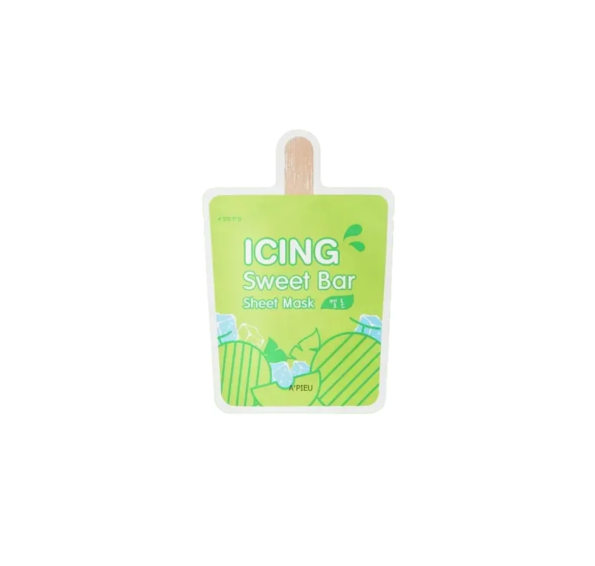 Маска для обличчя A’pieu (А Пью) Icing Sweet Bar тканинна з екстрактом дині, 21 г