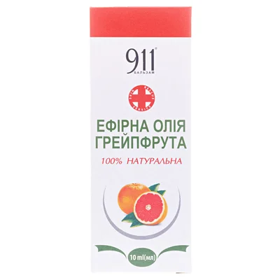 Масло 911 эфирное грейпфрутовое, 10 мл