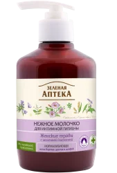 Молочко для інтимної гігієни Зелена Аптека Жіночі трави, 370 мл