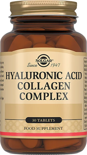 Солгар Комплекс колагену і гіалуронової кислоти у таблетках, 30 шт.