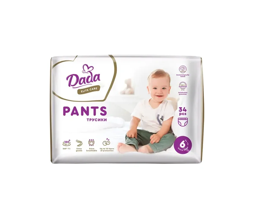 Підгузники-трусики Dada (Дада) Elite Care XL 6 (15+ кг), 34 шт.