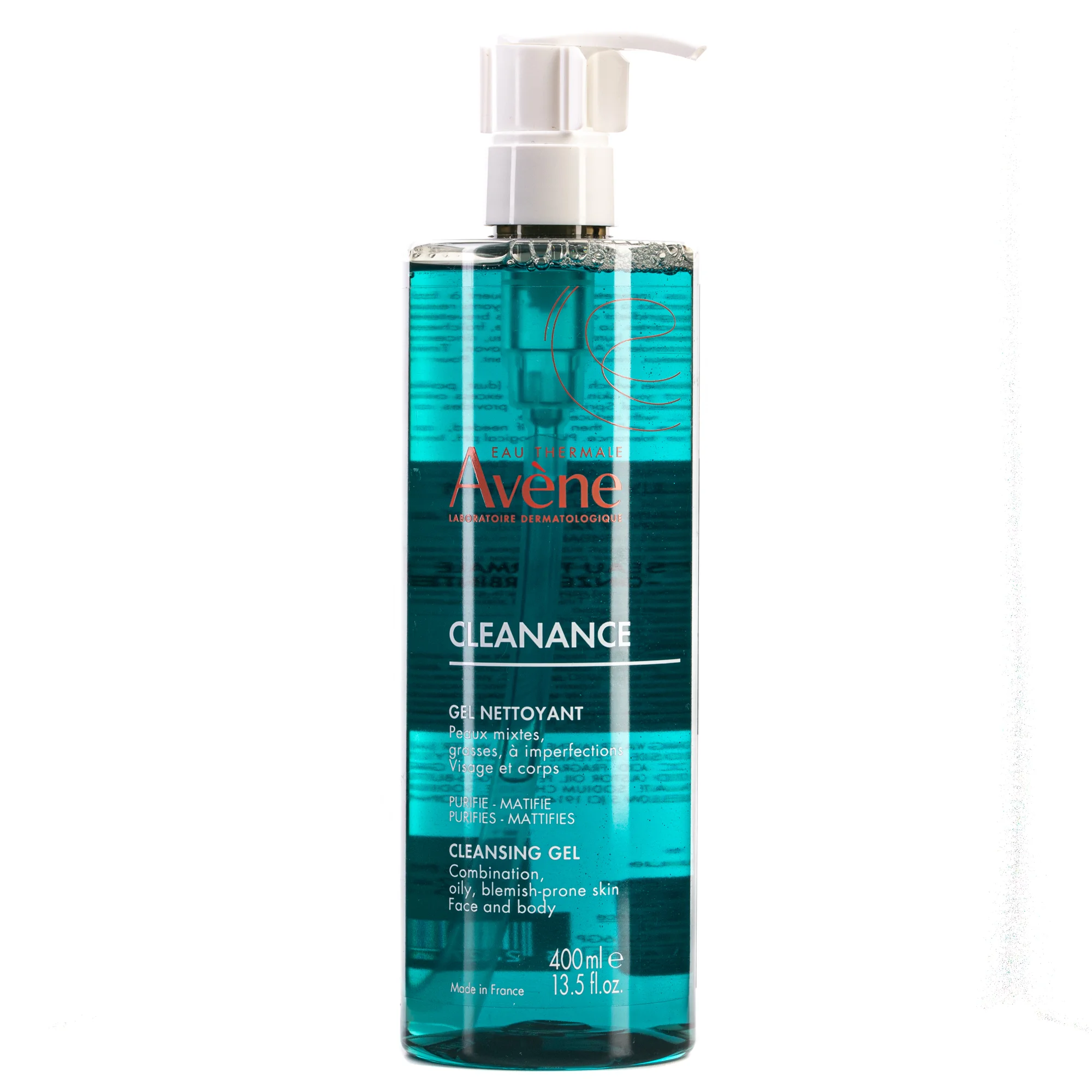 Гель для обличчя Авен Клінанс (Avene Cleanance) очищувальний, 400 мл