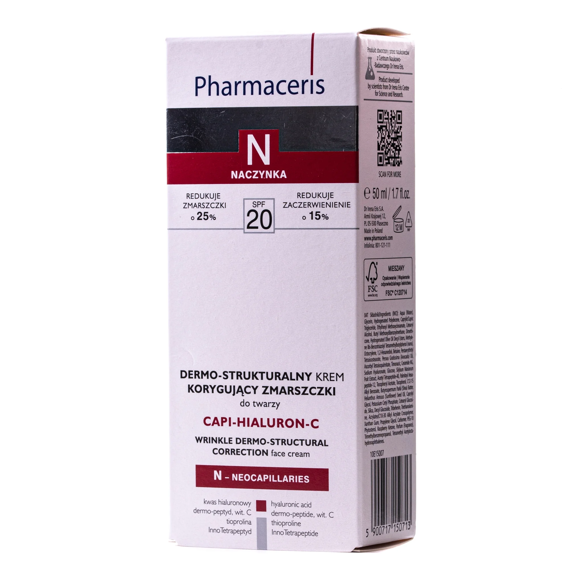 Крем для обличчя Pharmaceris (Фармацеріс) N Capi-Hialuron-C від зморшок, 50 мл