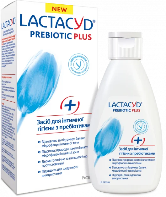 Лактацид (Lactacyd) засіб для інтимної гігієни з пребіотиками, 200 мл