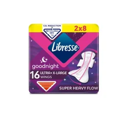 Прокладки Libresse (Лібресс) Ultra Goodnight Large, 16 шт.