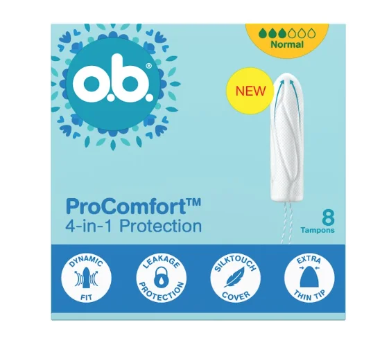 Тампони ОВ про комфорт нормал (o.b. ProComfort Normal), 8 шт.
