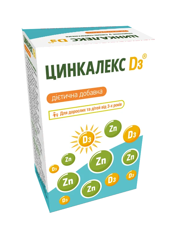 Цинкалекс D3 порошок у саше по 3 г, 16 шт.