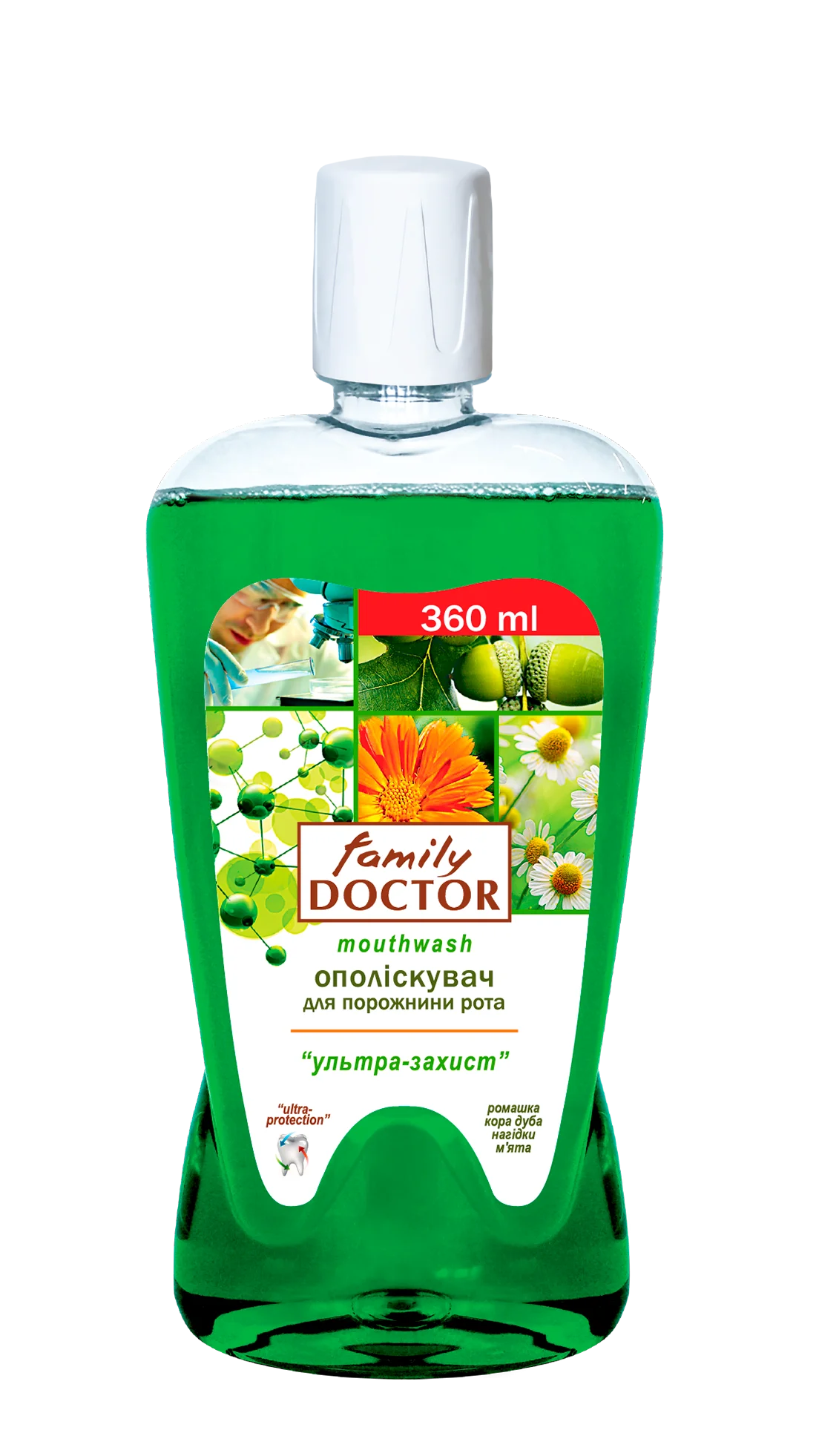 Ополіскувач для ротової порожнини Family Doctor (Фемілі Доктор) ультра-захист, 360 мл