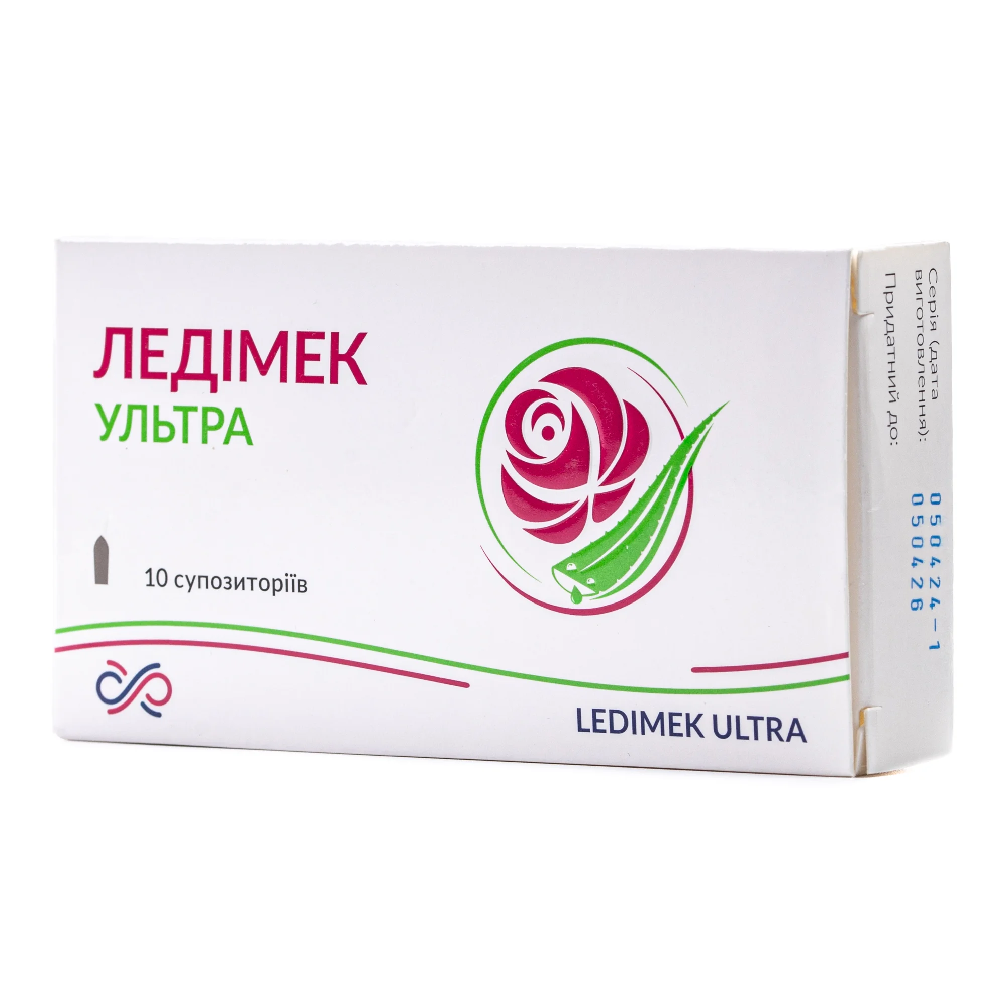 Ледімек Ультра супозиторії, 10 шт.