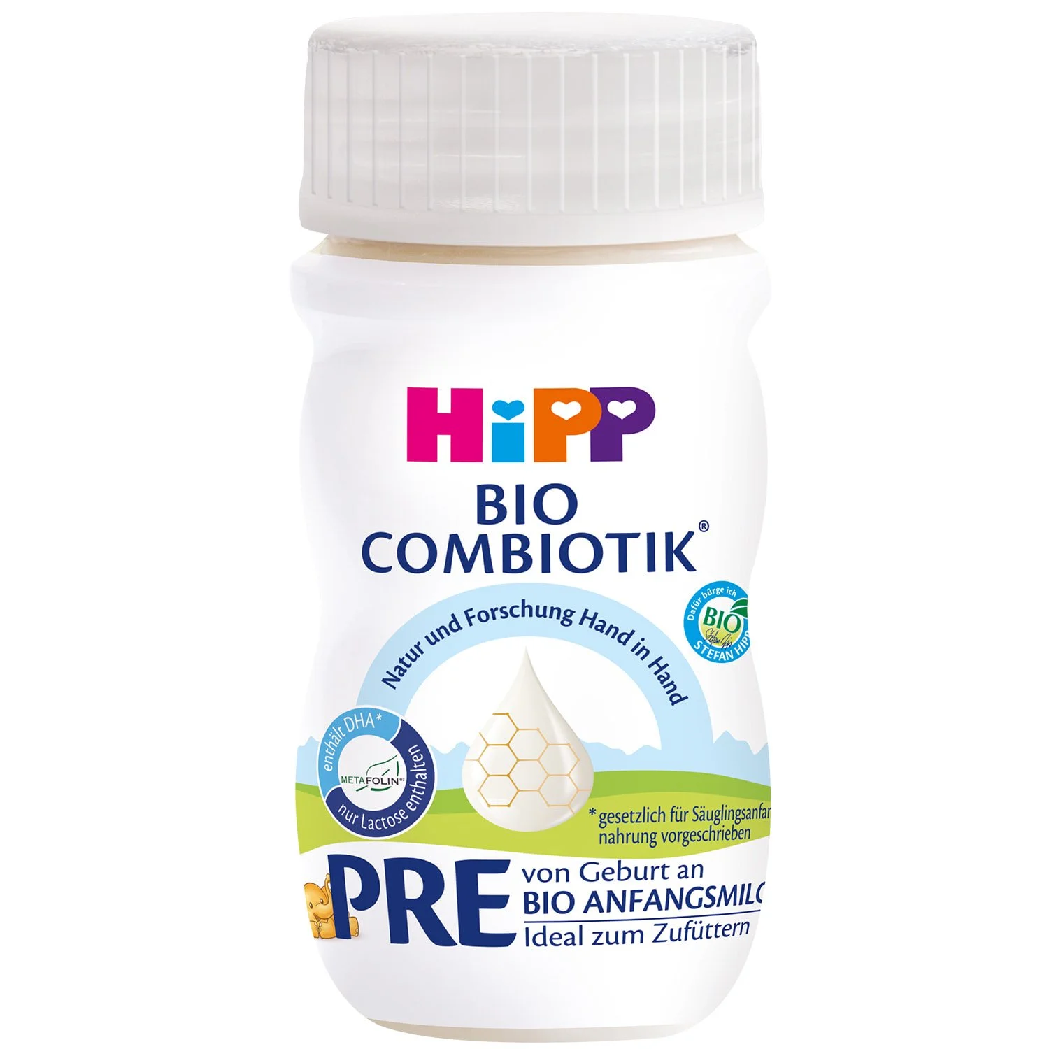Рідка молочка суміш Хіпп (Hipp) Combiotic Пре, 90 мл
