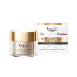 Крем для обличчя Еуцерин (Eucerin) Гіалурон-філлер+Еластісіті Антивіковий нічний, 50 мл