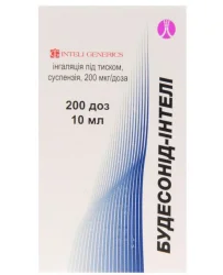 Будесонід-Інтелі 200мкг/доз 10мл 200доз бал. №1
