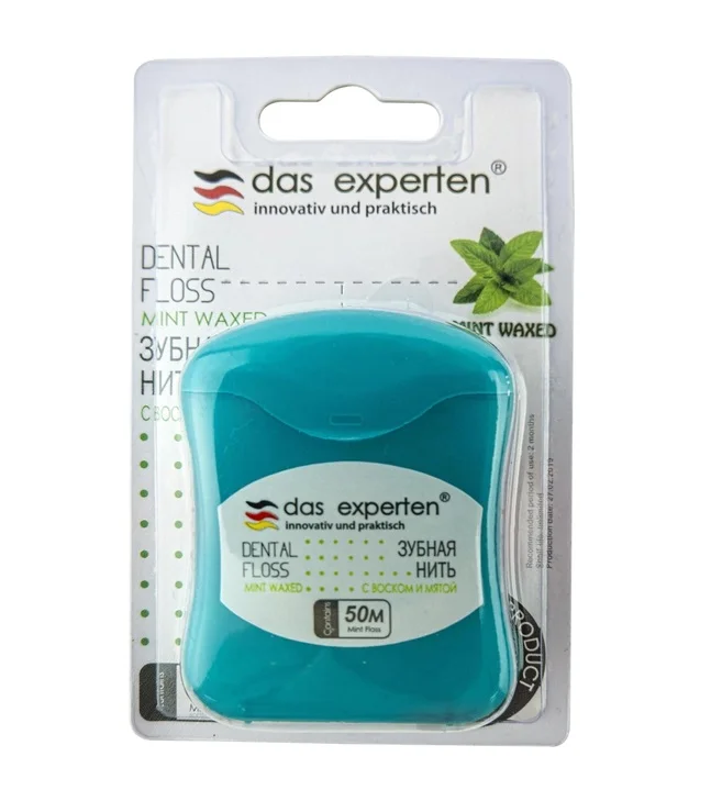 Зубна нитка Das Experten (Дас Експертен) м’ята, 50 м