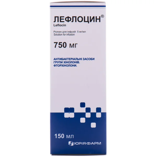 Лефлоцин розчин для інфузій 0,5%, 150 мл