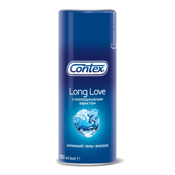 Гель-смазка Контекс Лонг Лов (Contex Long Love) с охлаждающим эффектом, 100 мл