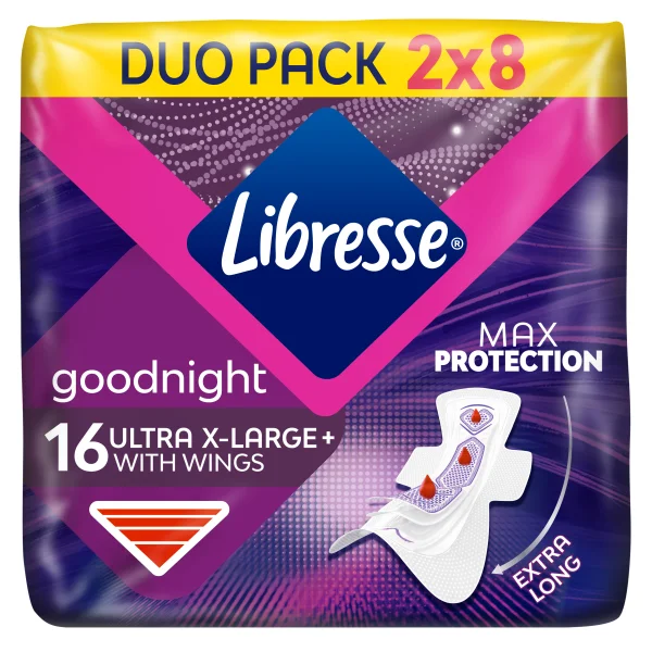 Прокладки Libresse (Либресс) Ultra Goodnight Large, 16 шт.