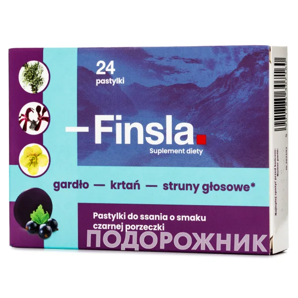 Finsla (Фінсла) пастилки з екстрактом ісландського моху, 24 шт.