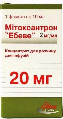 Мітоксантрон р-н д/інф. 2мг/мл 20мг фл. 10мл №1