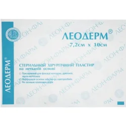 Пластир Леодерм Пов'язка для фіксації канюлі  7,2х10см 1 шт