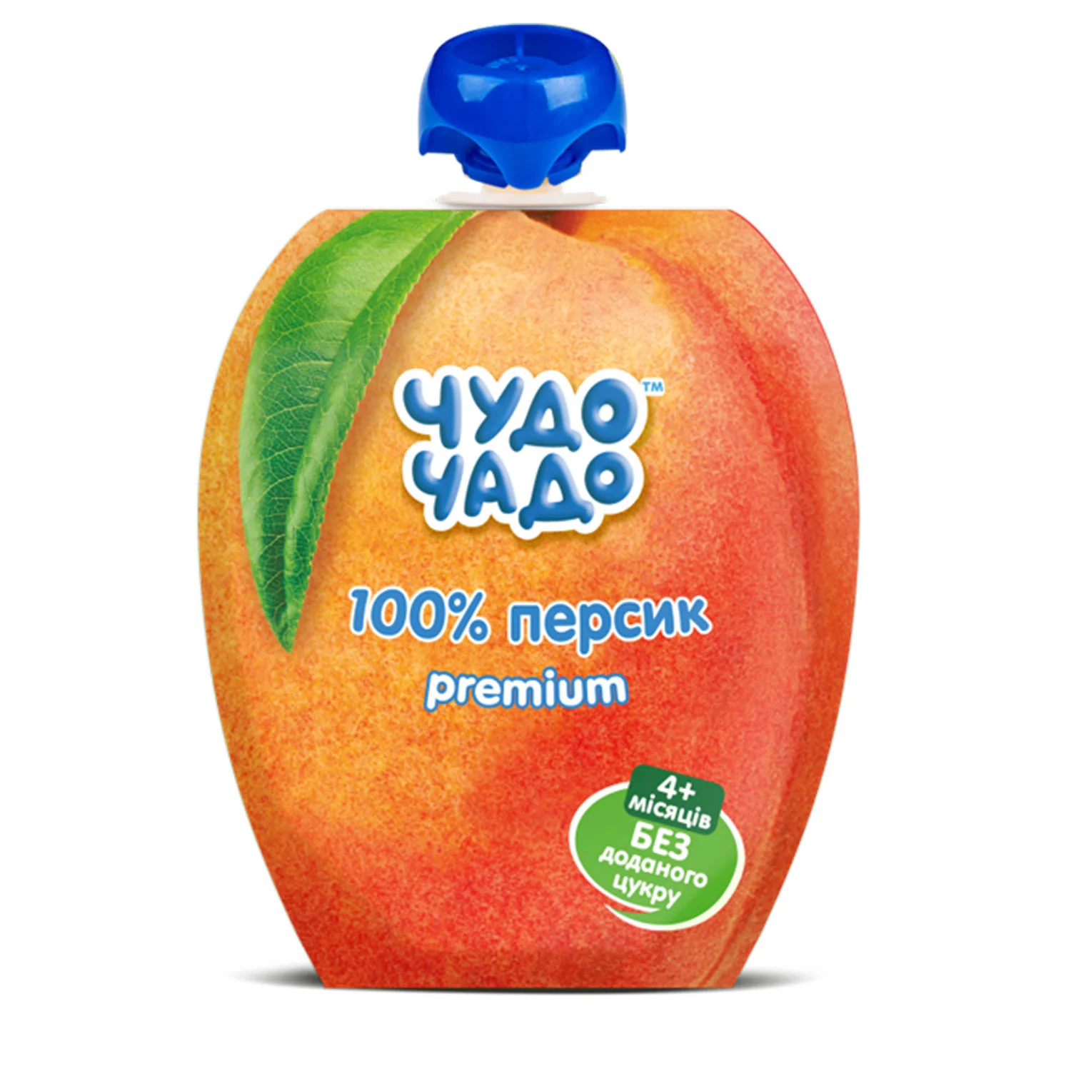 Фруктове пюре Чудо-Чадо персик без цукру, 90 г