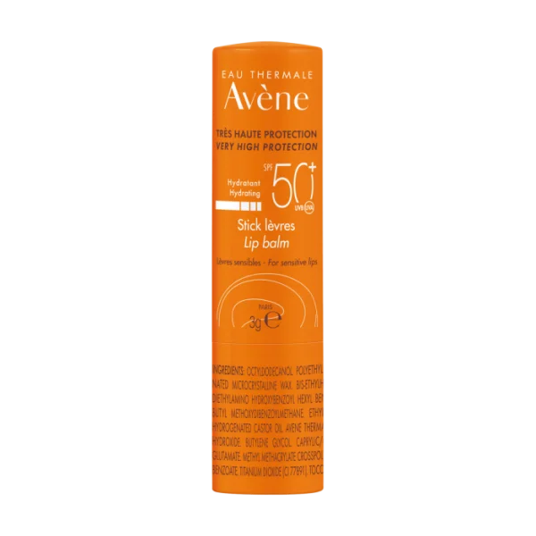Бальзам для губ солнцезащитный Авен (Avene) СПФ50+, 3 г