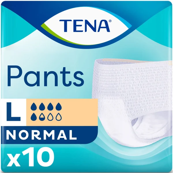 Трусики для дорослих Тена Пантс Нормал Л (Tena Pants normal L), 10 шт.