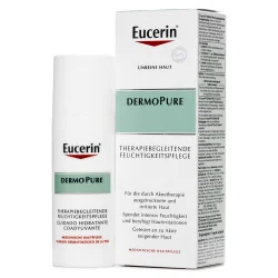 Заспокійливий зволожуючий крем Eucerin (Юцерин) DermoPure для проблемної шкіри, 50 мл