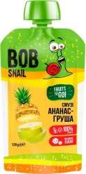 ПЮРЕ ФРУКТОВЕ BOB SNAIL (РАВЛИК БОБ) СМУЗІ, Еко Снек ТОВ (Україна, Агрономічне), 120 г, ананас-груша