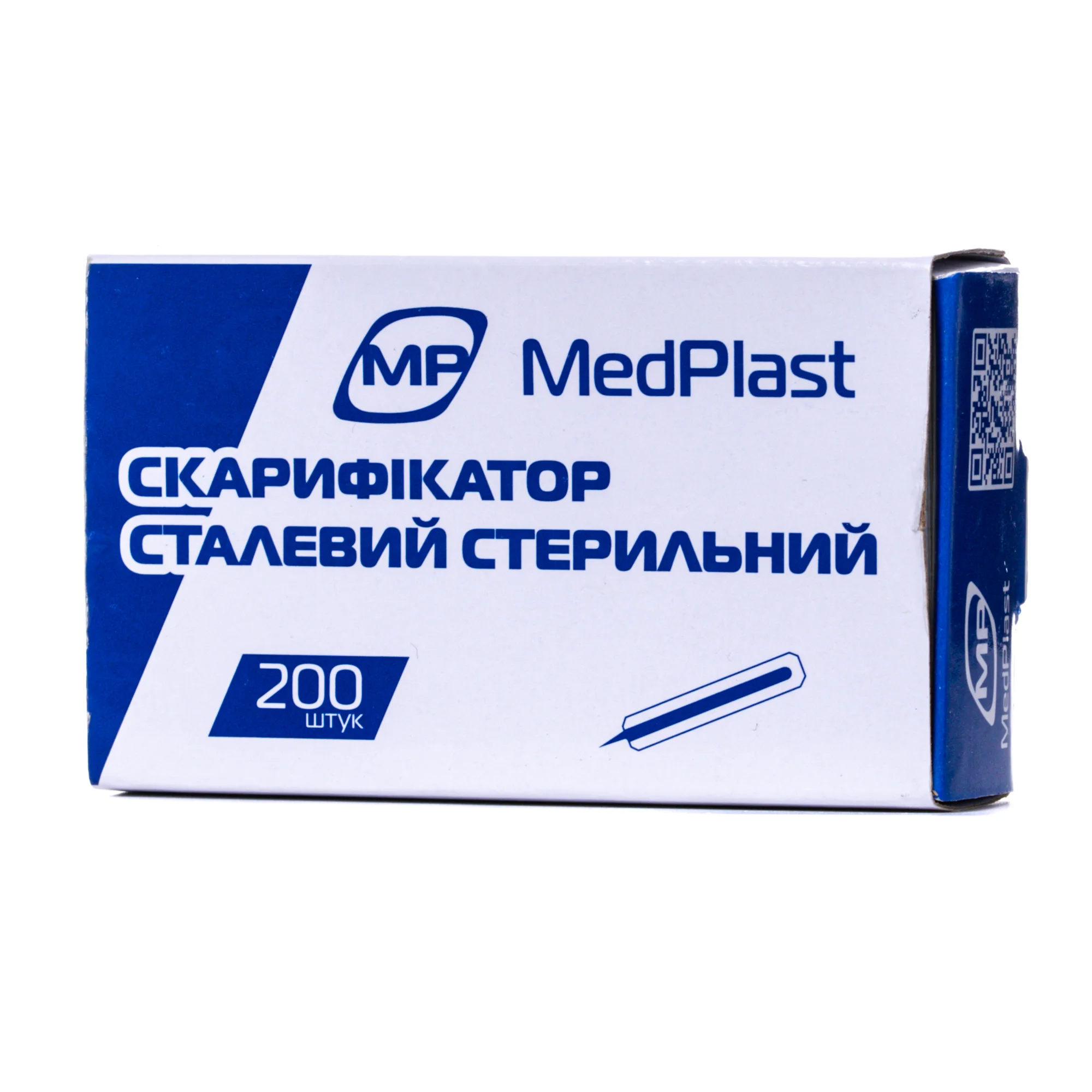 Скарифікатор MedPlast (Медпласт) стерильний сталевий, 200 шт.