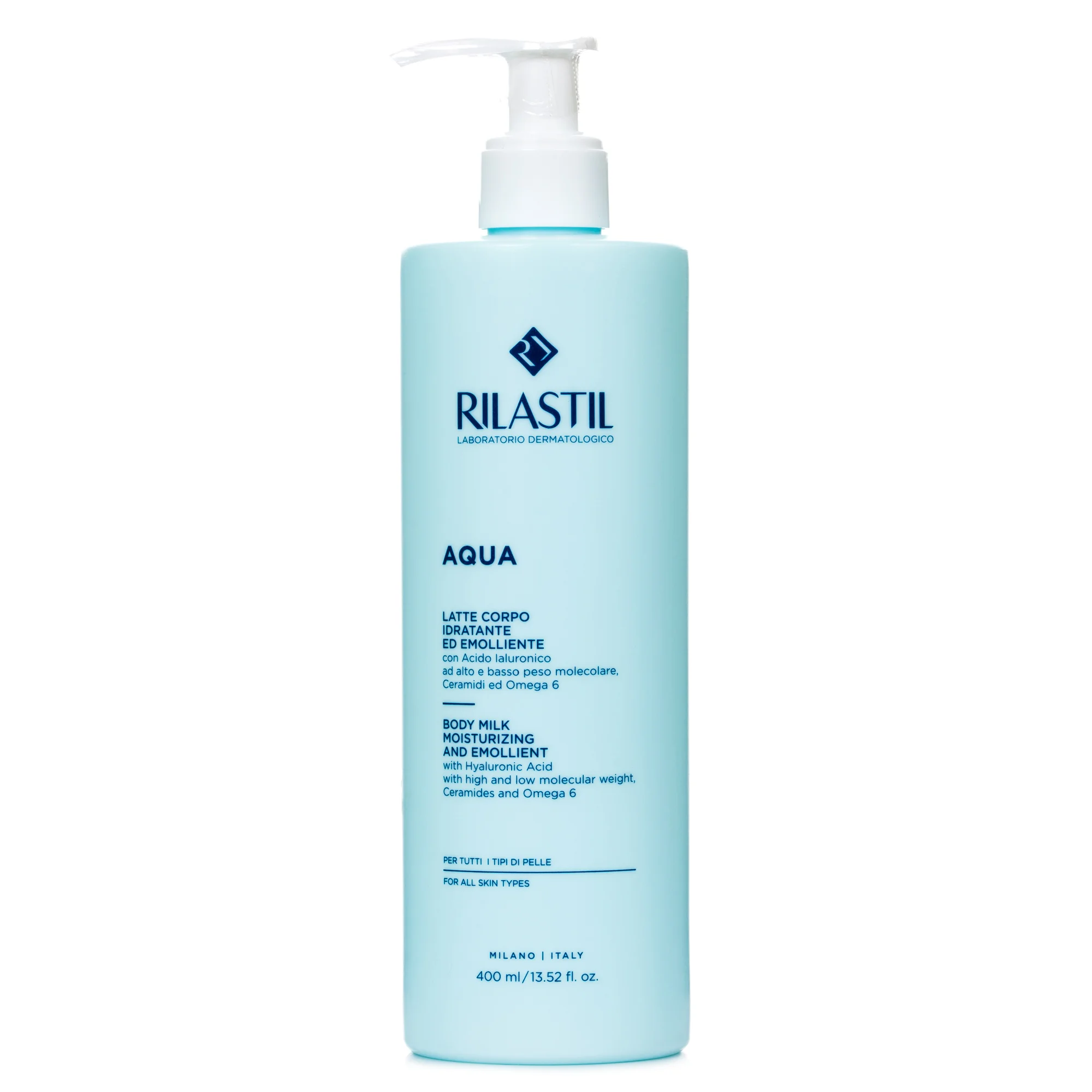 Молочко Rilastil (Ріластіл) Aqua для глибокого зволоження шкіри, 400 мл