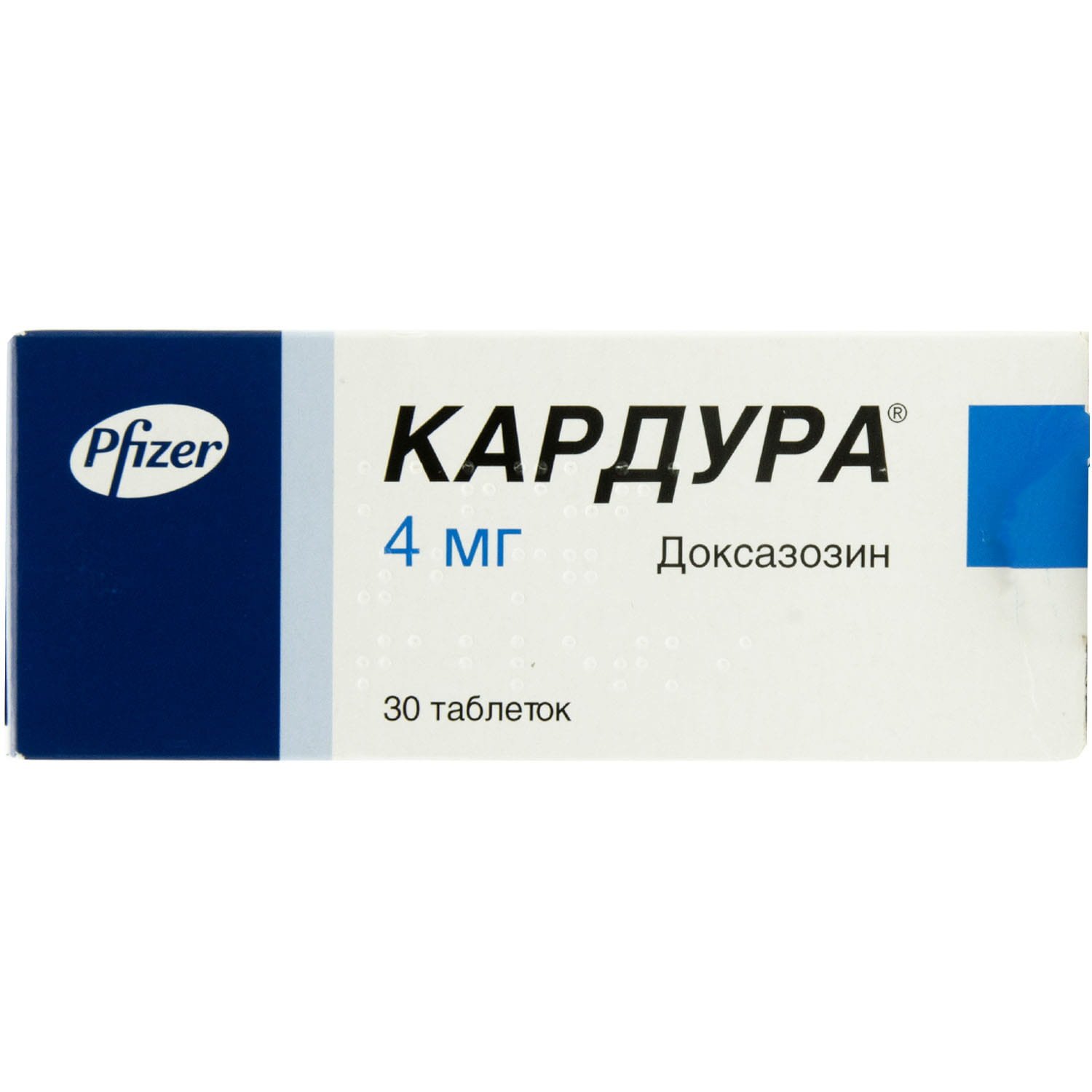 Кардура таблетки по 4 мг, 30 шт.: инструкция, цена, отзывы, аналоги .
