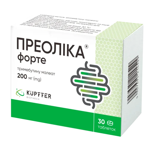 Преоліка форте табл. 200мг №30