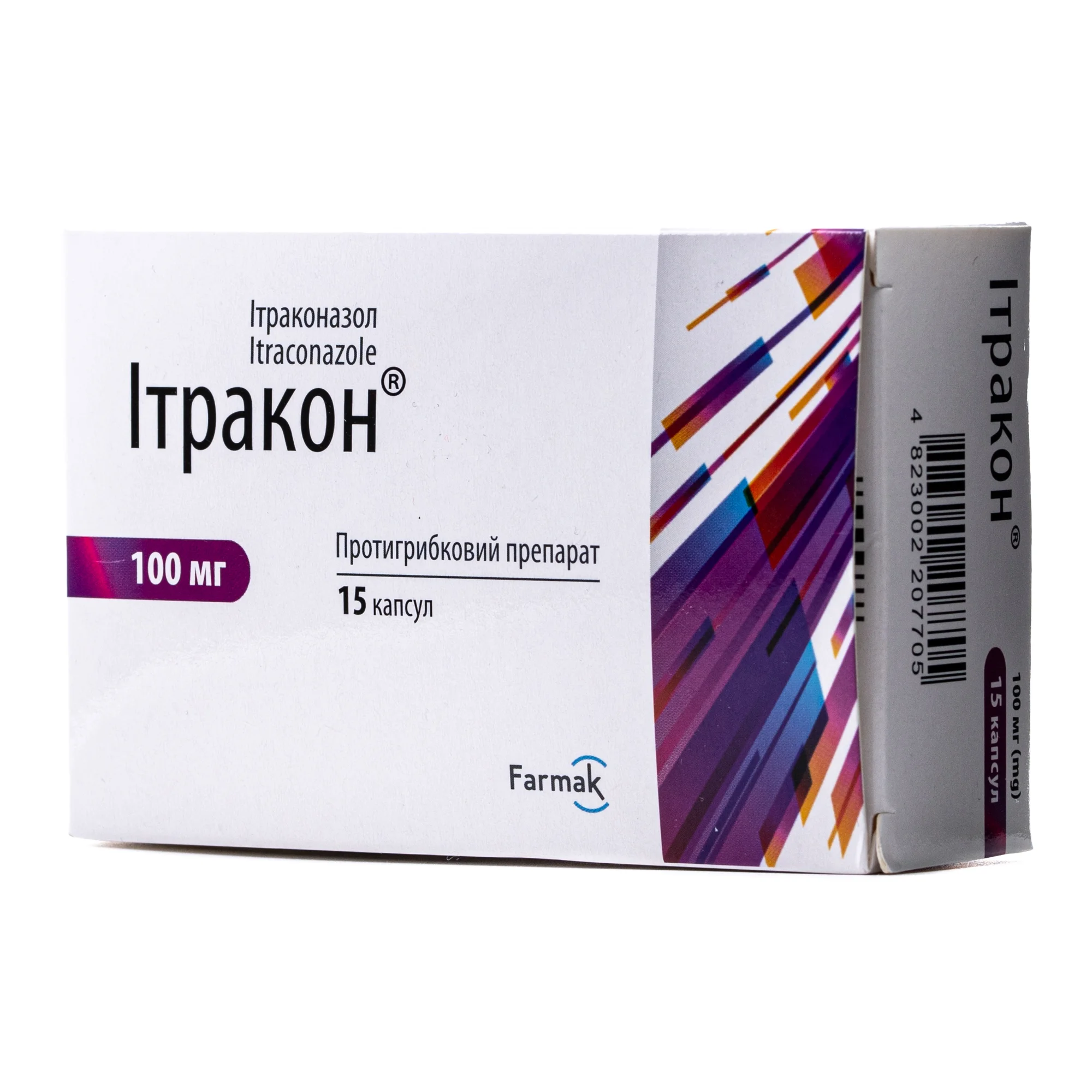 Ітракон капсули по 100 мг, 15 шт.