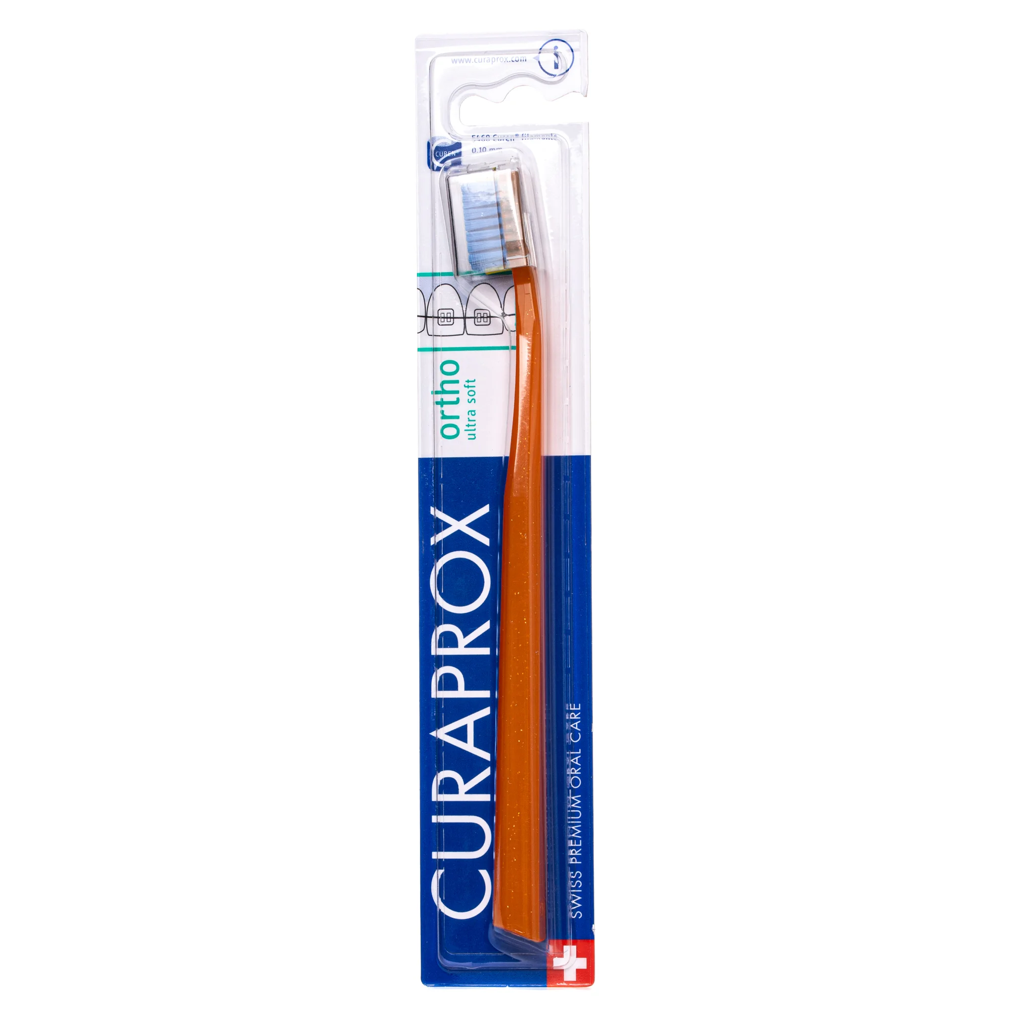 Зубна щітка Курапрокс (Curaprox Ultra Soft Ortho) ортодонтична з поглибленням, 1 шт.