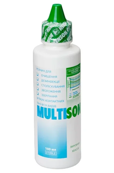 Multison (Мультисон) раствор для контактных линз, 100 мл