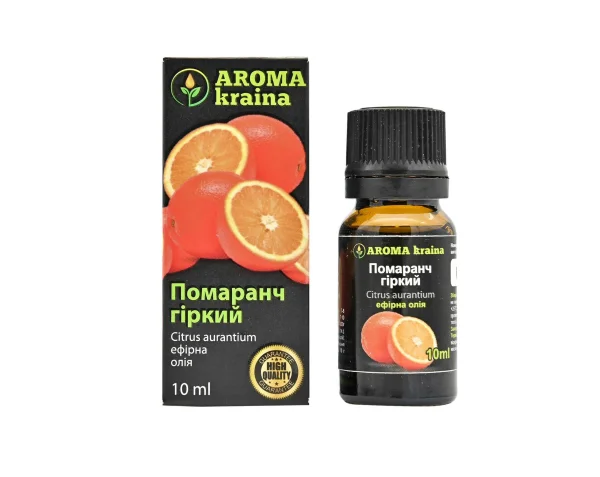 Эфирное масло Aroma Kraina оранжевый горький, 10 мл