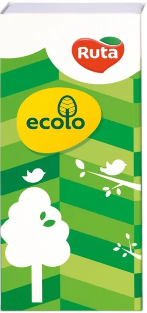Носові хустинки Еколо (Ecolo) без аромату, 10 шт.