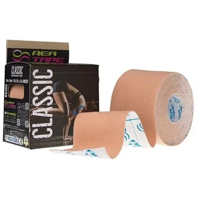 Тейп кінезіологічний Rea Tape Classic бежевий 5 м х 5 см, 1 шт.