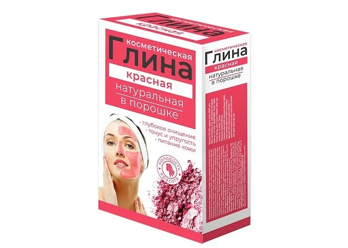 Глина косметична червона, 100 г