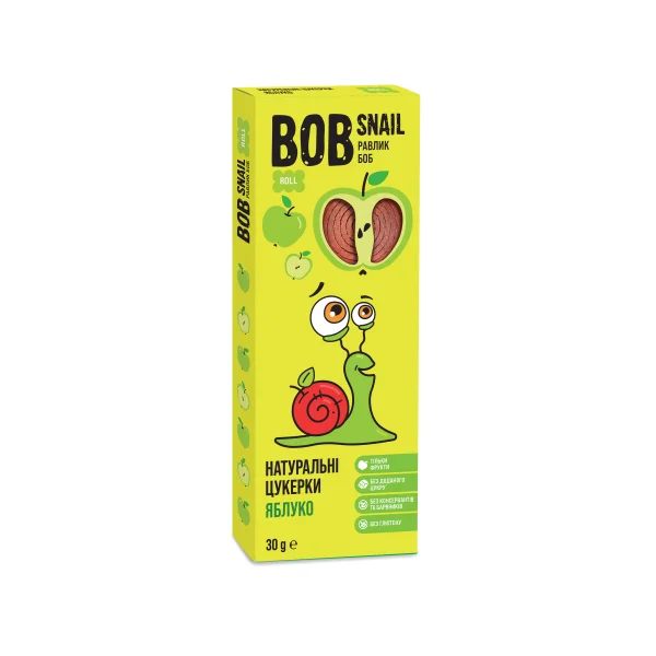 Конфеты Улитка Боб (Bob Snail) яблоко, 30 г