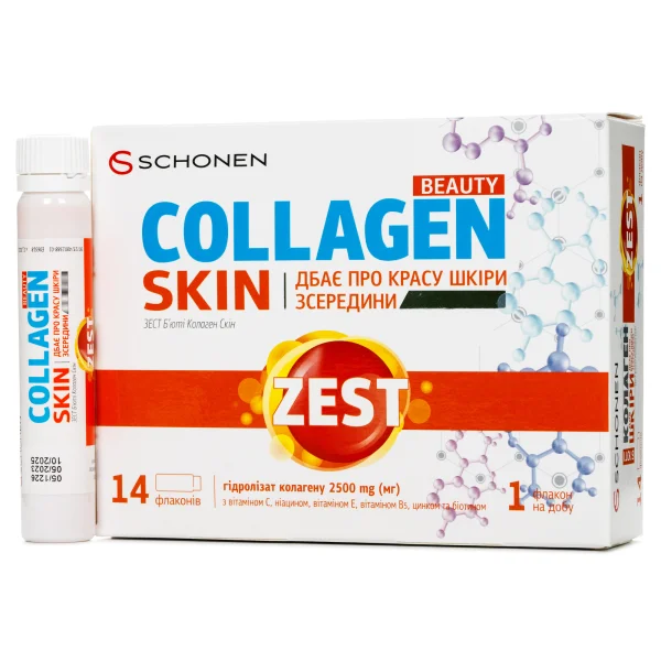 Зест Бьюти Коллаген Скин (Zest beauty collagen skin), 14 шт.