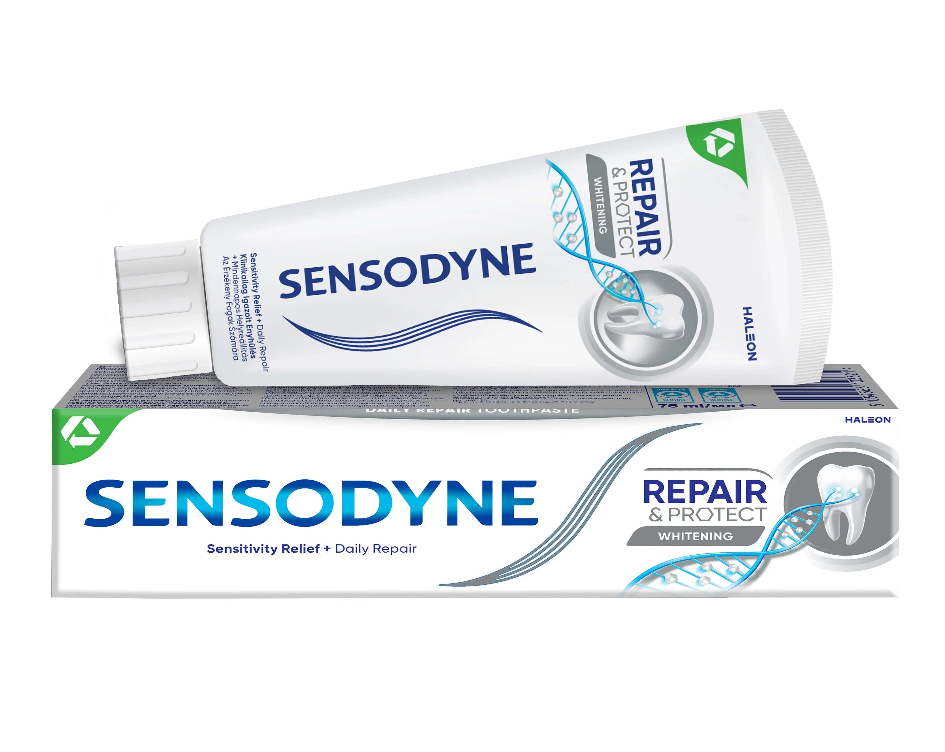 Зубна паста Sensodyne (Сенсодин) Відновлення та захист, відбілююча, 75 мл