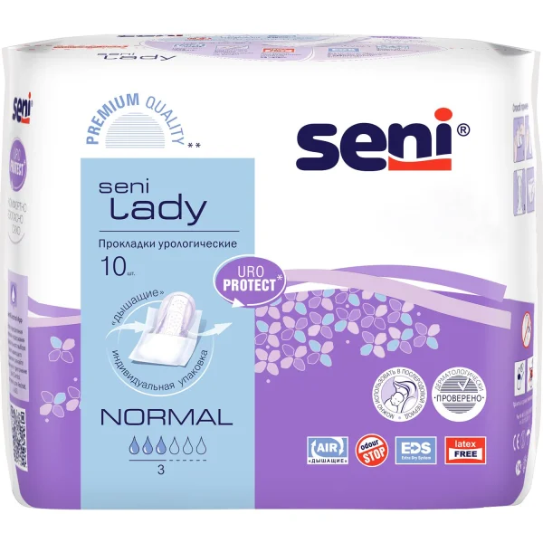 Прокладки урологические Seni Lady Normal (Сени Леди Нормал), 10 шт.