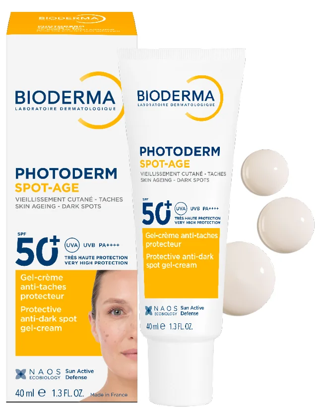 Гель-крем для обличчя Bioderma (Біодерма) Photoderm SPOT AGE антиоксидантний, SPF50+, 40 мл