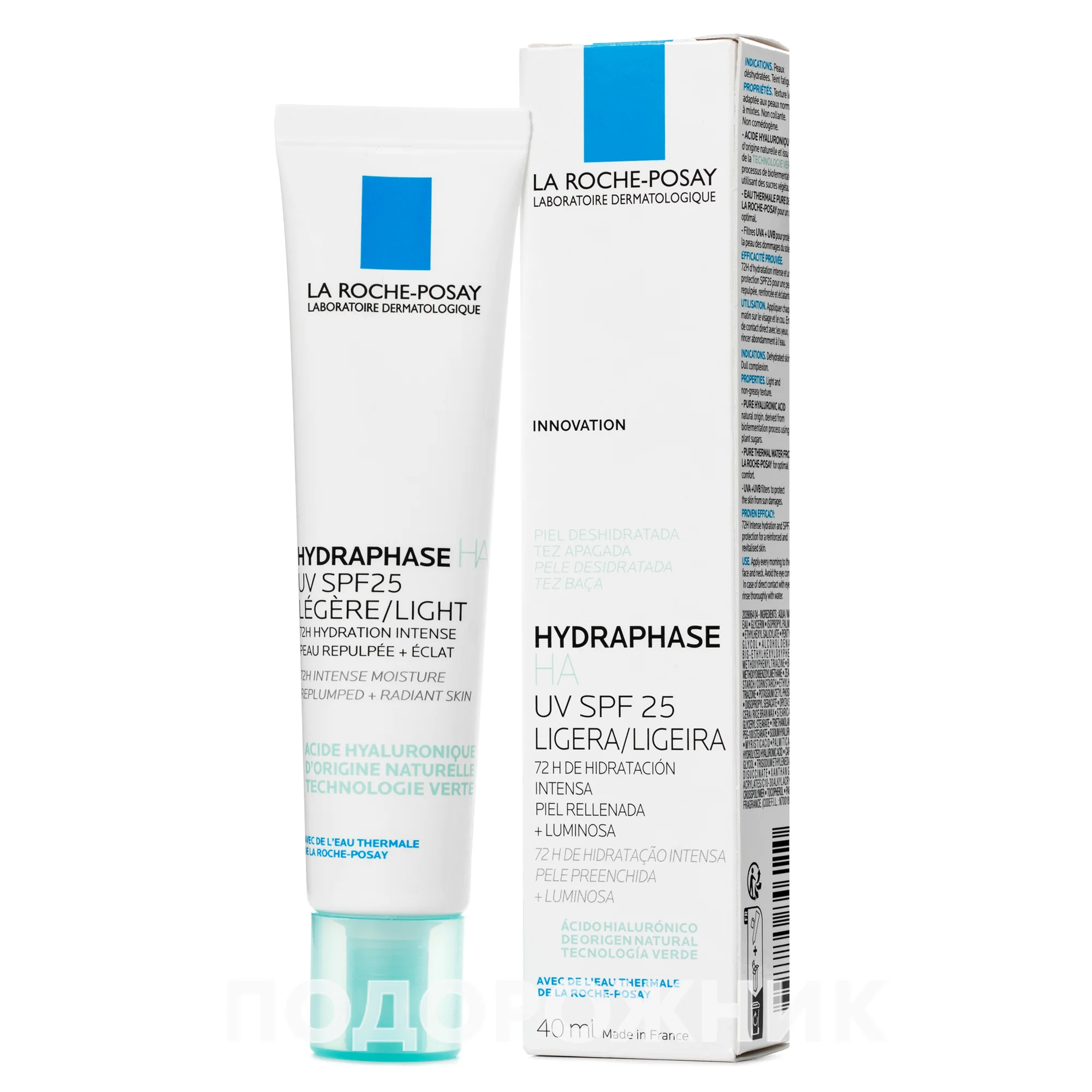 Крем для обличчя La Roche-Posay (Ля Рош-Позе) Hydraphase HA UV зволожувальний SPF25, 40 мл