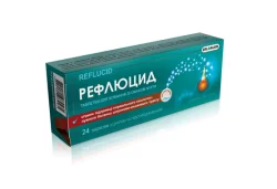 Рефлюцид Dr. Bauer таблетки жувальні зі смаком м'яти, 24 шт.