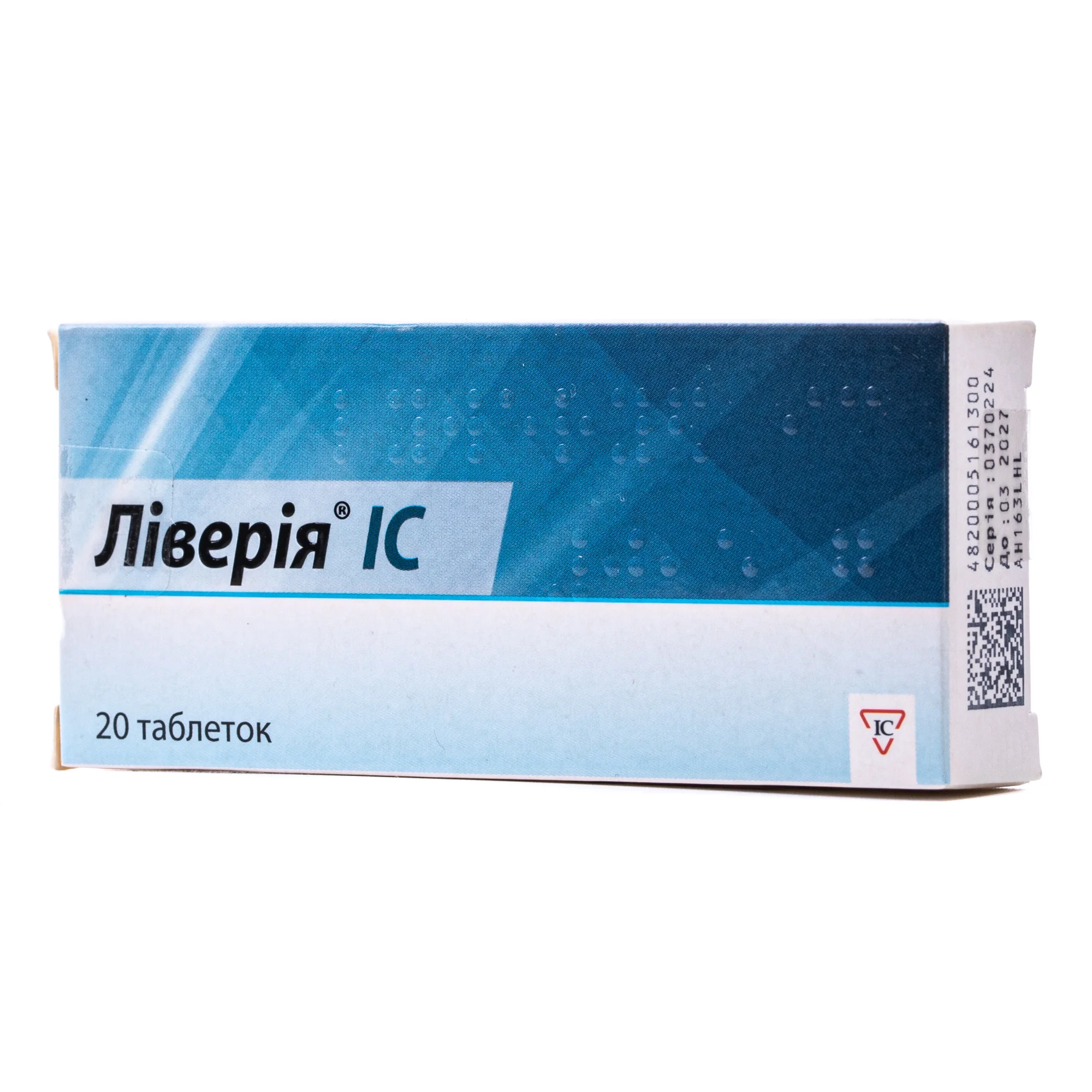 Ліверія ІС таблетки по 0,5 г, 20 шт.