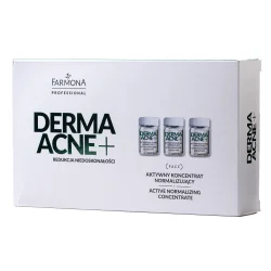 Концентрат для лица ДермаАкне+ (DermaAcne+) номализующий по 5 мл, 5 шт.