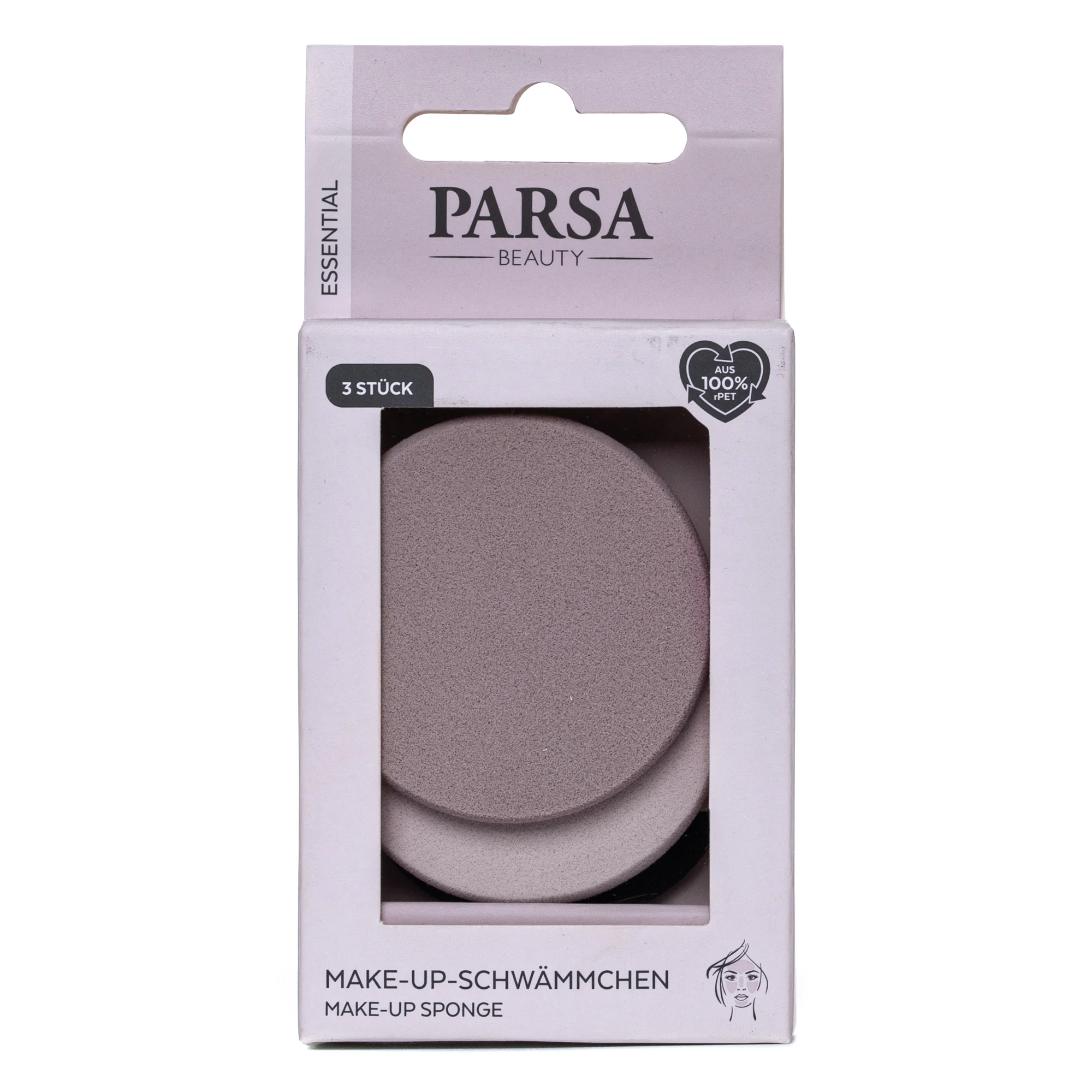 Спонж для макіяжу Parsa (Парса), 3 шт.